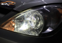Độ đèn Bi LED Zestech A9 Nissan Sunny